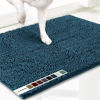 Picture of Muddy Mat® AS-SEEN-ON-TV Highly Absorbent Microfiber Door Mat and Pet Rug, Non Slip Thick Washable Area and Bath Mat Soft Chenille for Kitchen Bedroom Indoor and Outdoor - Atlantic Blue Large 35"X24"