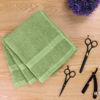 Picture of Utopia Towels - Salon Towel, Pack of 12 (Not Bleach Proof, 16 x 27 Inches) Highly Absorbent Cotton Towels for Hand, Gym, Beauty, Hair, Spa, and Home Hair Care, Sage Green