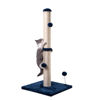 Picture of MECOOL 34“ Tall Cat Scratching Post Premium Basics Kitten Scratcher Sisal Scratch Posts Trees with Hanging Ball for Indoor Cats (34 inches for Adult Cats, Navy)