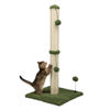 Picture of MECOOL 34“ Tall Cat Scratching Post Premium Basics Kitten Scratcher Sisal Scratch Posts Trees with Hanging Ball for Indoor Cats (34 inches for Adult Cats, Cactus Green)