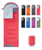 Picture of JEAOUIA Sleeping Bags for Adults Backpacking Lightweight Waterproof- Cold Weather Sleeping Bag for Girls Boys Mens for Warm Camping Hiking Outdoor Travel Hunting with Compression Bags（RED）