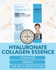 Picture of DERMAL Hyaluronate Collagen Essence Facial Mask Sheet 23g Pack of 100 - Hydro Boost Moisturizing for Dry Skin, Smoothing Fine Lines Wrinkles, Daily Skin Treatment Solution Sheet Mask
