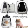 Picture of Lollimeow Bubble Expandable Cat Backpack Pet Travel Carrier for Cats and Dogs (Square Expandable-Black)