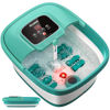 Picture of HOSPAN Collapsible Foot Spa with Heat, Bubble, Red Light, and Temperature Control, Foot Bath Massager with 8 Shiatsu Massage Rollers, Pedicure Foot Spa for Relaxation - FS01A