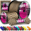 Picture of TECEUM Paracord Type IV 750 lb Camo - 1000 ft - 4mm - 100% Nylon Strong Tactical MIL-SPEC Parachute Cord - Survival Rope Emergency para Cord 11 Strands Core EDC Camping Hiking Military Gear 788a