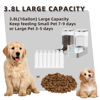 Picture of NKECOBJI Gravity Pet Feeder and Water Dispenser Set, Automatic Dog Feeder and Dog Water Dispenser for Dogs Cats Pets Animals Large Capacity(3.8L)