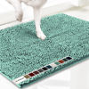 Picture of Muddy Mat® AS-SEEN-ON-TV Highly Absorbent Microfiber Door Mat and Pet Rug, Non Slip Thick Washable Area and Bath Mat Soft Chenille for Kitchen Bedroom Indoor and Outdoor - Seafoam Green Runner 59"X24"