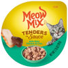 Picture of Meow Mix Tenders in Sauce Wet Cat Food, Surf 'N Turf Variety Pack, 2.75 Ounce Cup (Pack of 48)