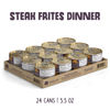 Picture of Weruva Classic Dog Food, Steak Frites with Beef, Pumpkin & Sweet Potato in Gravy, 5.5oz Can (Pack of 24)