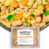 Picture of JustFoodForDogs Frozen Fresh Dog Food, Complete Meal or Dog Food Topper, Turkey & Whole Wheat Macaroni Human Grade Dog Food Recipe, 18 oz (Pack of 7)