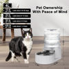 Picture of RIZZARI Automatic 4L Pet Waterer, Gravity Dog Water Bowl Dispenser, Stainless Steel Cat Water Dispenser, Large Capacity Water Feeder for Small and Medium-Sized Cats and Dogs (4L,Without Filter)