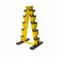Picture of CAP Barbell A-Frame Dumbbell Weight Rack, Yellow