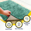 Picture of Muddy Mat® AS-SEEN-ON-TV Highly Absorbent Microfiber Door Mat and Pet Rug, Non Slip Thick Washable Area and Bath Mat Soft Chenille for Kitchen Bedroom Indoor and Outdoor - Seafoam Green XL 59"X35"
