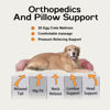 Picture of Large Dog Bed Orthopedic Washable - Couch Sofa - XXL Large Big Dogs - Beds Bolster Pet - Memory Foam - Waterproof with Removable Cover - Pink Dog Bed