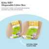 Picture of Kitty Sift (6-Pack) Disposable Cat Litter Box, Sustainable, Clean - Jumbo, 6-Pack