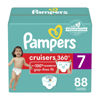 Picture of Pampers Cruisers 360 Diapers - Size 7, One Month Supply (88 Count), Pull-On Disposable Baby Diapers, Gap-Free Fit