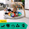 Picture of Baby Einstein Zen's Activity Milestones Plush Gym with Wooden Bar, for Infant to Toddler, 0-12 Months, Machine Washable