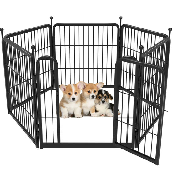 Picture of FXW Rollick Dog Playpen for Yard, RV Camping│Patented, 24 inch 6 Panels