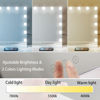 Picture of HIEEY Vanity Mirror with Lights, Hollywood Lighted Mirror with 15 Dimmable LED Bulbs, Makeup Mirror with Lights, and 5X Magnification Mirror, 3 Colors Modes,Touch Control, Metal Frame,White
