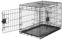 Picture of Amazon Basics Durable,Foldable Metal Wire Dog Crate with Tray, Double Door, 30 Inches, Black