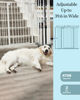 Picture of InnoTruth Dog Gate for Stairs, 29-39.6" Width Baby Gate for Doorways, 36" Tall One Hand Opening with Auto Close Pet Gate for The House, White