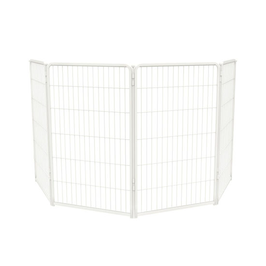 Picture of FXW Homeplus Dog Playpen Designed for Indoor Use, 4 Add-on Panels, 45" Height for Large Dogs│Patent Pending