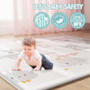 Picture of Baby Playpen,Playpen, Playpen for Babies and Toddlers, Play Pen for Kids, Play Pens for Babies and Toddlers for Apartment (59 * 59 inch Grey with mat)