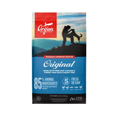 Picture of ORIJEN Original Dry Dog Food, Grain Free Dog Food for All Life Stages, Fresh or Raw Ingredients, 23.5 lb