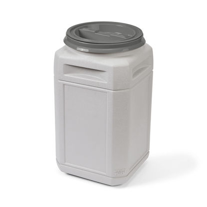 Picture of Mighty Tuff 13 Gallon/up to 54 Pound Pet Food Storage Container with Airtight Lid and Built-In Handles for Easy Transport, Made for Durable and Versatile Storage