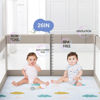 Picture of Baby Playpen with Mat, 71x59inch Playpen for Babies and Toddlers, Kids Play Pen, Extra Large Baby Playpen,Baby Fence,Big Playpen for Infants with Gate,Playard for Baby