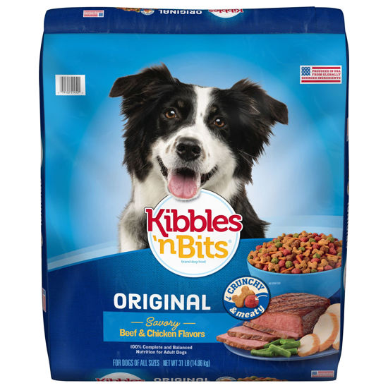 Picture of Kibbles 'n Bits Original Savory Beef & Chicken Flavor Dry Dog Food, 31 Pound Bag