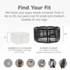 Picture of IRIS USA 24" Exercise 6-Panel Pet Playpen with Door, Dog Cat Playpen For Puppy Small Dogs Keep Pets Secure Easy Assemble Easy Storing Customizable Non-Skid Rubber Feet, White