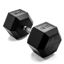 Picture of CAP Barbell Cap 95 LB Coated Hex Dumbbell Weight, New Edition, Black, (SDRIS-95)
