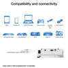 Picture of Epson EX3280 3-Chip 3LCD XGA Projector, 3,600 Lumens Color Brightness, 3,600 Lumens White Brightness, HDMI, Built-in Speaker, 15,000:1 Contrast Ratio