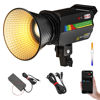 Picture of IFOOTAGE Bi-Color LED Video Continuous Lighting, 200W Continuous Video Lighting, 2700K-6500K, CRI 98/CQS 96/TLCI 99/38000LM+10 Effects, Studio Photography Continuous Output Light, SL1 200BNA