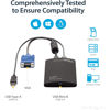 Picture of StarTech.com Crash Cart Adapter - 1920 x 1200 - Portable Laptop USB 2.0 to KVM Console (NOTECONS01)