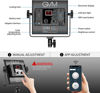 Picture of GVM 3 Pack LED Video Lighting Kits with APP Control, Bi-Color Variable 2300K~6800K with Digital Display Brightness of 10~100% for Video Photography, CRI97+ TLCI97 Led Video Light Panel +Barndoor