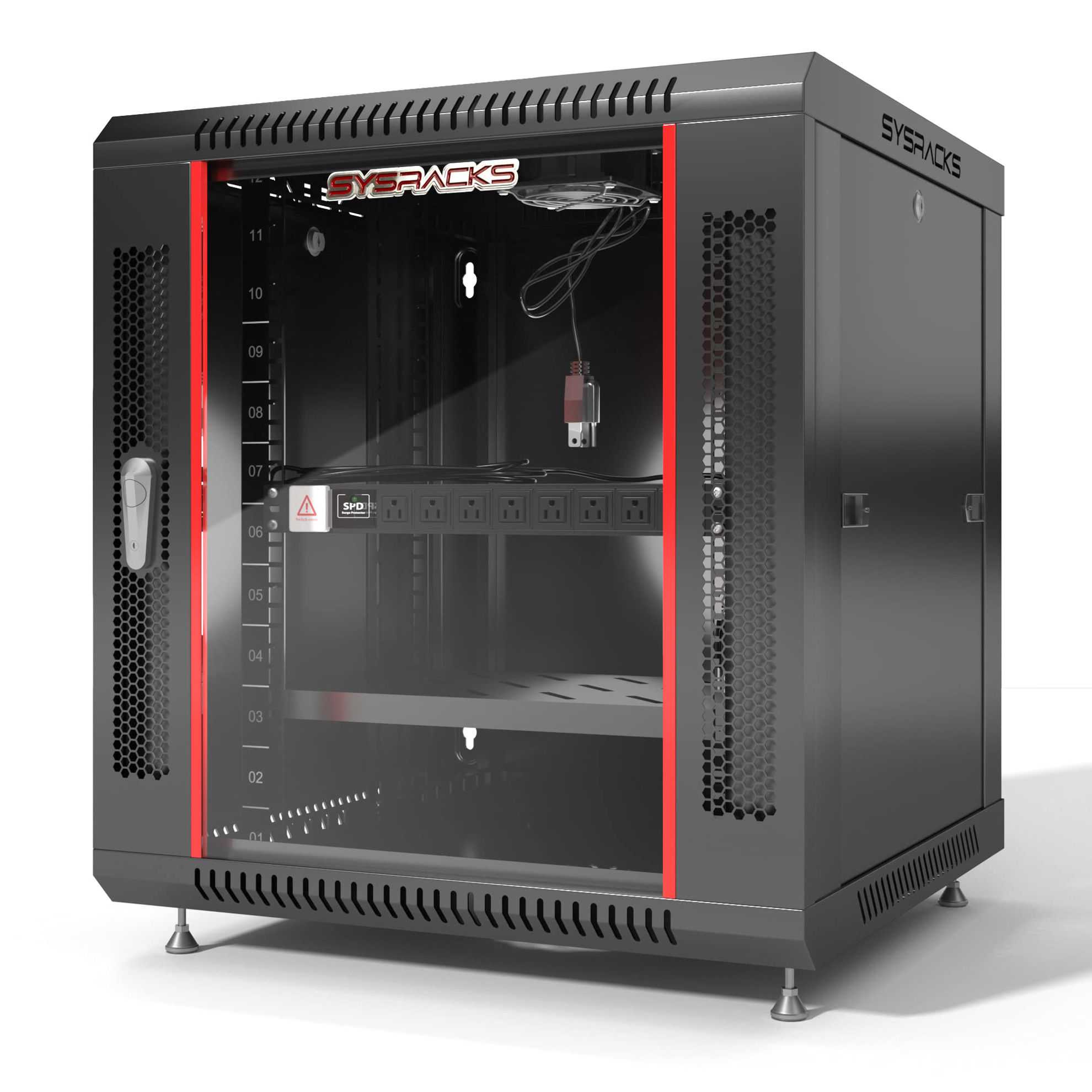 GetUSCart- Server Rack - Wall Mount Network Enclosure - Locking Wall IT ...