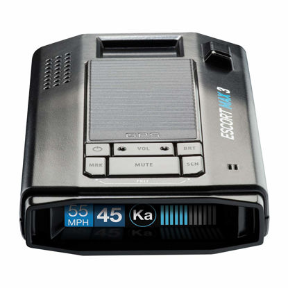 Picture of Escort MAX 3 Laser Radar Detector - Bluetooth Connectivity, Premium Range, Advanced Filtering, AutoLearn Technology, Voice Alerts, OLED Display, Apple CarPlay and Android Auto Compatible
