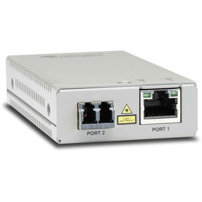 Picture of Allied Telesis MMC2000/LC Transceiver/Media Converter - 1 x Network (RJ-45) - 1 x LC Ports - Multi-mode - Gigabit Ethernet - 10/100/1000Base-T, 1000Base-SX - Wall Mountable, Rack-mountable - TAA Compl
