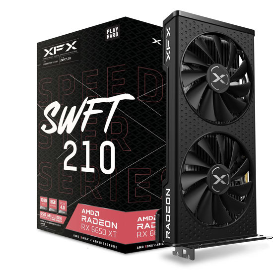 GetUSCart- XFX Speedster SWFT210 Radeon RX 6650XT CORE Gaming 