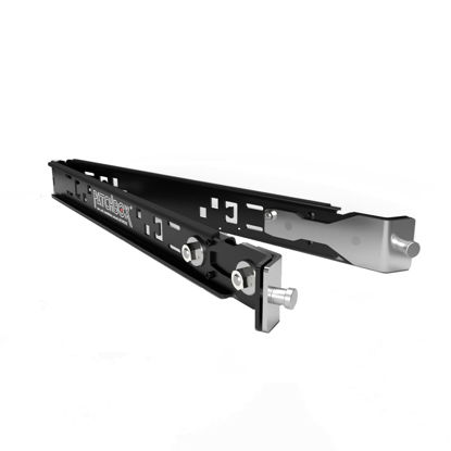 Picture of PATCHBOX Setup.exe 3 Installation Tool - Easy Mount for Patch Panels Servers Fits 19” Rails, Square and Threaded Holes - Computer Cabinet and Network Racks - Laptop, Device Workshelf, Holds 110 lbs