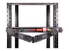 Picture of PATCHBOX Setup.exe 3 Installation Tool - Easy Mount for Patch Panels Servers Fits 19” Rails, Square and Threaded Holes - Computer Cabinet and Network Racks - Laptop, Device Workshelf, Holds 110 lbs