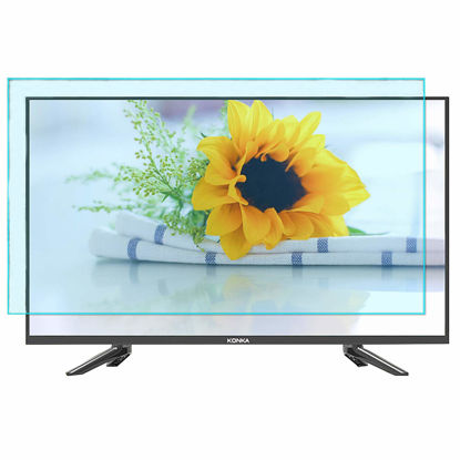 Picture of 85 Inch TV Screen Protector, Matte Anti Glare TV Filter Film, Ultra-Clear Anti Blue Light/Anti Scratch Protection Panel for Relieve Eye Strain, 1902x1089mm