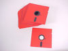 Picture of Qty 200 New 5 1/4 Inch 1.2 MB Floppy Disks Diskettes Red