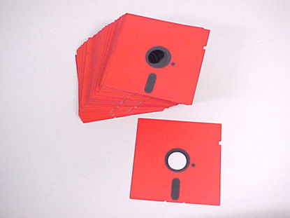 Picture of Qty 200 New 5 1/4 Inch 1.2 MB Floppy Disks Diskettes Red