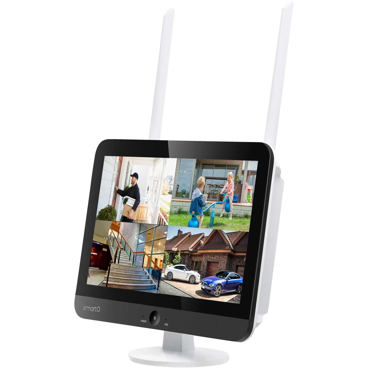 XMARTO 10-Channel 4K NVR With Wi-Fi 6 - H.265 Network Video Recorder For Security Cameras
