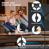 Picture of Projector Screen and Stand, Portable Projector Screen, 120 Inch 16:9, Outdoor Projector Screen, 1.2 Gain, 160 Degree View Angle, 2 Mounting Modes, Fast Setup, Idea for Home Cinema, Backyard Party.