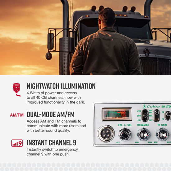 GetUSCart- Cobra 29 NW AM/FM Classic Professional CB Radio - Easy to ...