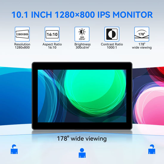 GetUSCart- Eyoyo 10 inch Touchscreen Monitor, Raspi Touch Screen, Small ...